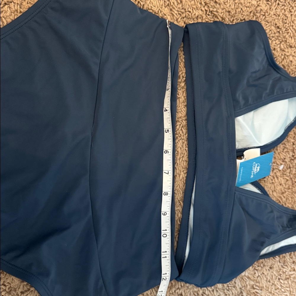 Cupshe MWT Blue Women's Swimwear Set Size Small - Picture 8 of 8